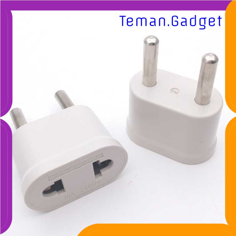 TG-TRV Adapter dan Konverter Travel US to EU Plug 1 PCS - WN-20