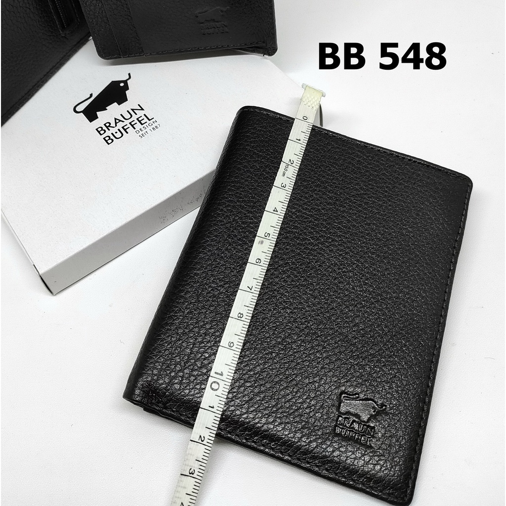 DOMPET PRIA KULIT IMPORT BRAUN BUFFEL BB 548 &amp; 7548 MODEL TEGAK BERDIRI