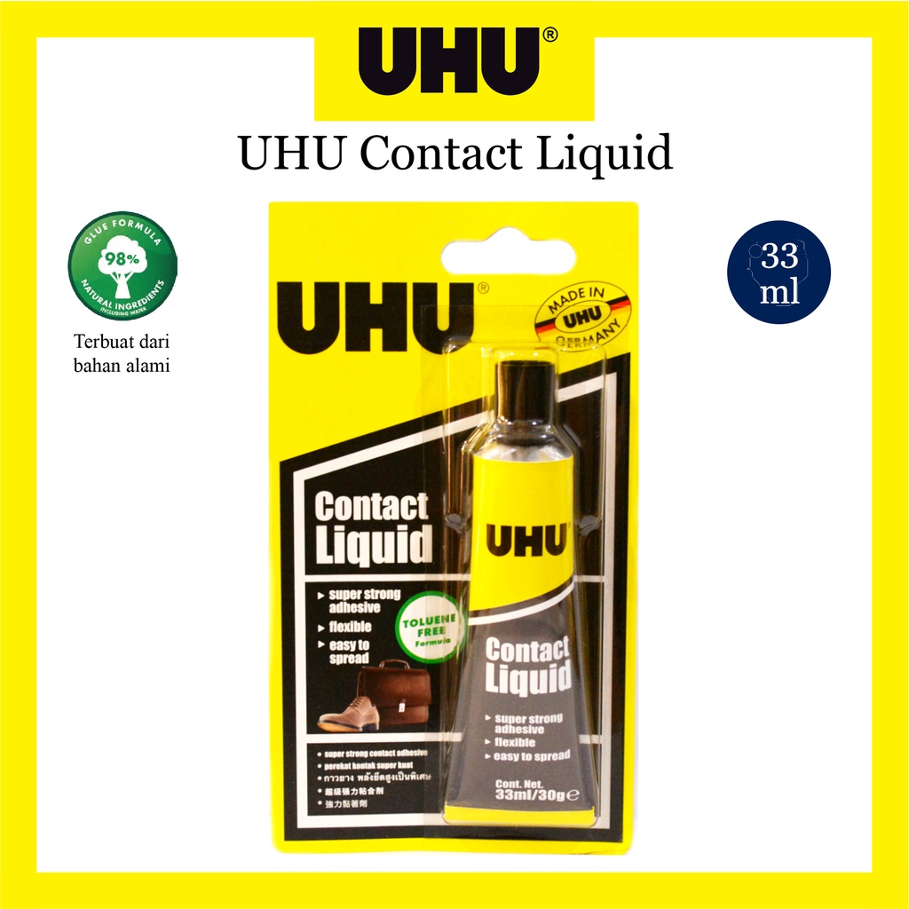

Lem UHU House Hold Contact Liquid / Adhesive Original Made In Germany
