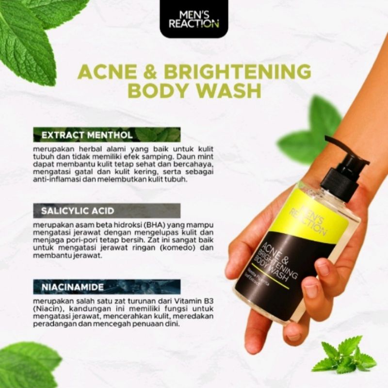 SALE❗MEN'S REACTION BODY WASH ACNE &amp; BRIGHTENING