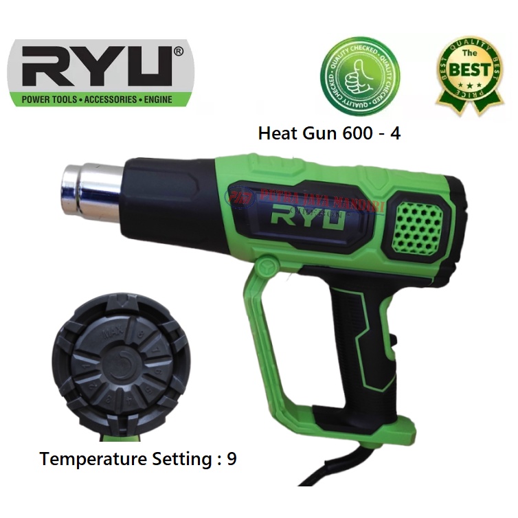 Heat Gun Ryu / Hot Gun ASLI RYU / Pemanas Hot Gun RYU