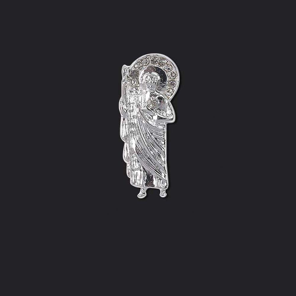 Mxbeauty Patung Buddha Dekorasi Kuku Alloy Nail Charms Nail Ornament Virgin Mary Nail Jewelry