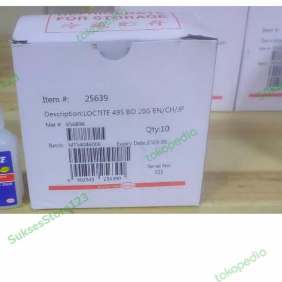 

ORIGINAL Loctite 495/401 495,401 495-401 20Gram 20 Gram - 495