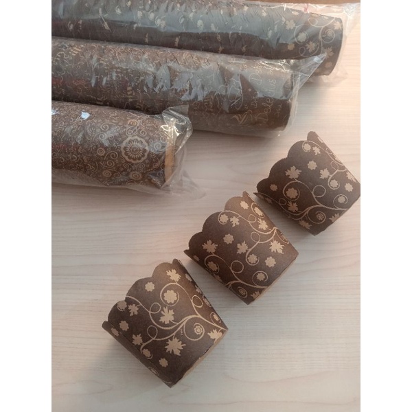 [ 100 pcs ] Cup bruder cup cake cup bruder Ifana 45mmx50mm motif batik