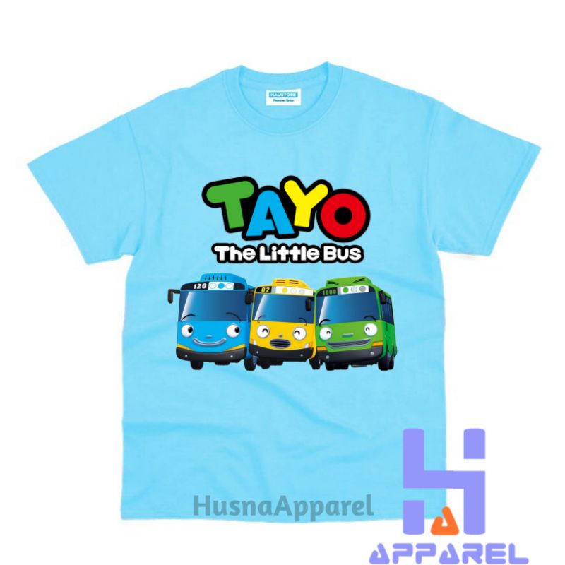 BAJU ANAK KAOS ANAK TAYO THE LITTLE BUS
