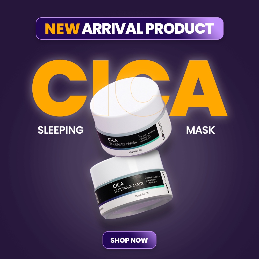 LUCKYMEN Cica Sleeping Mask - 1 pcs