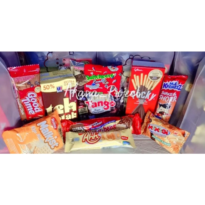 

paket snack ultah/goodie bag snack ultah/bingkisan ulang tahun anak/hampers ultah
