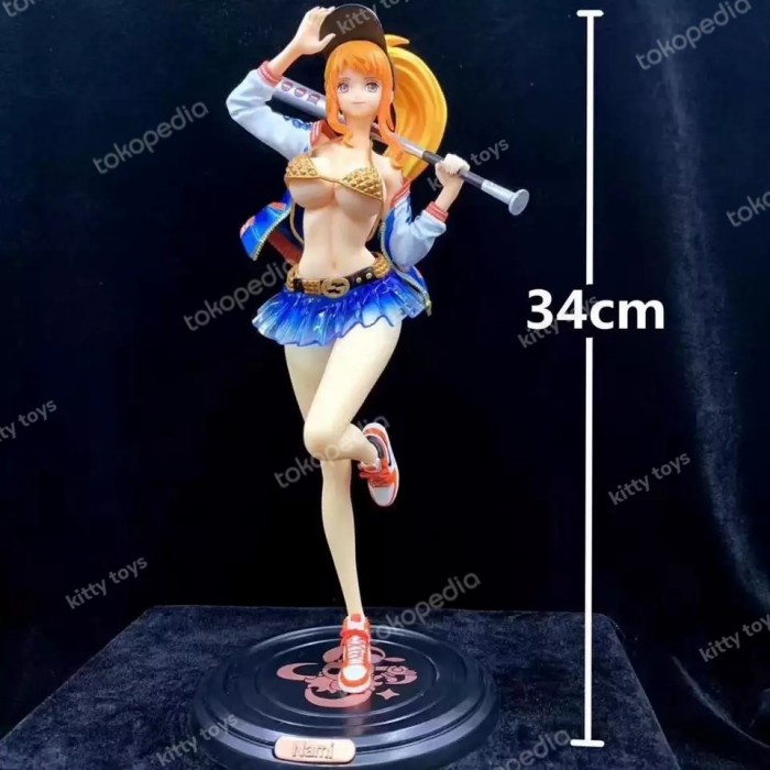 action figure one piece nami sexy baseball figure