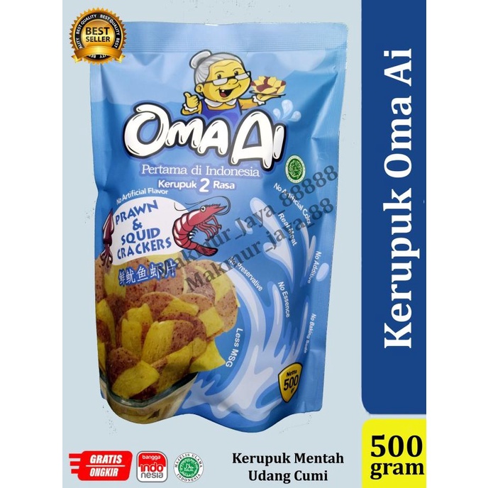 

Kerupuk Udang Cumi Oma Ai