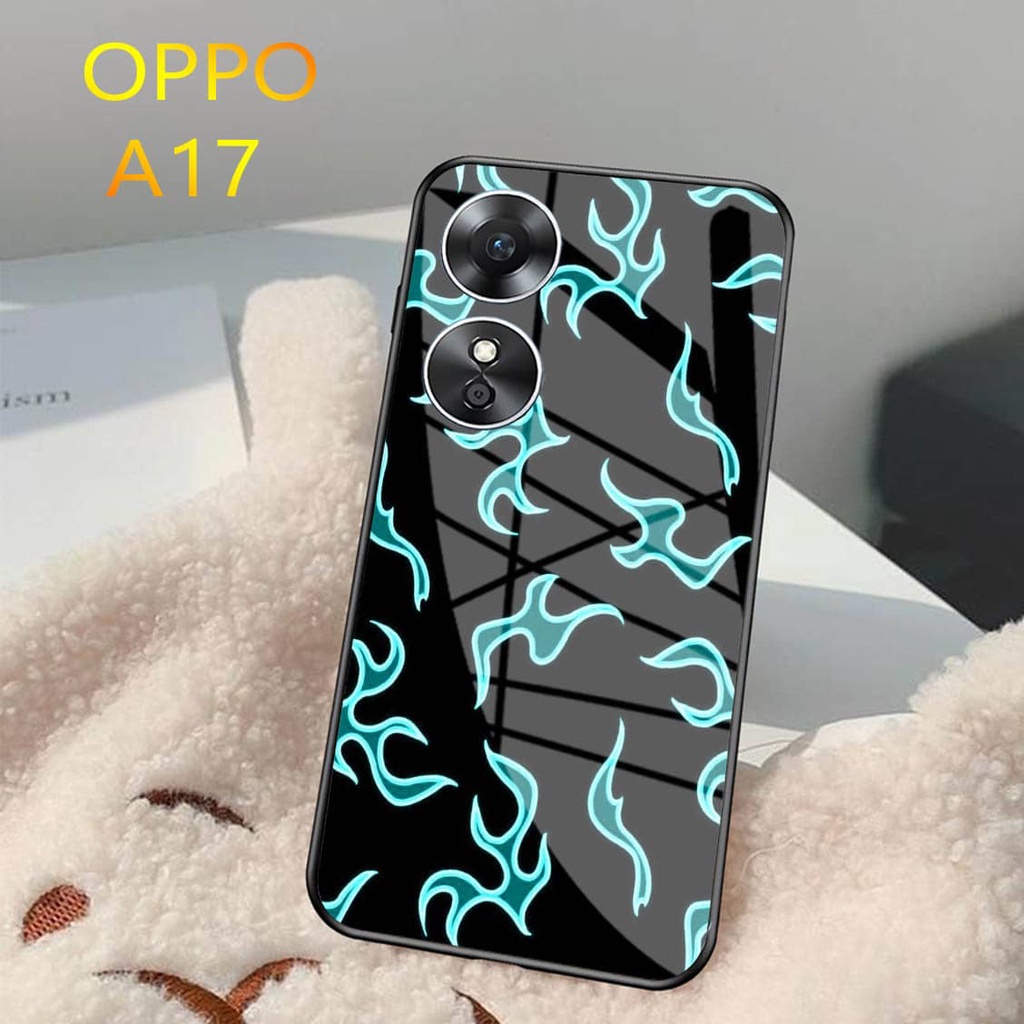 Softcase Glass Kaca OPPO A17 2022 - Casing HP OPPO A17 2022 [ S68 ].