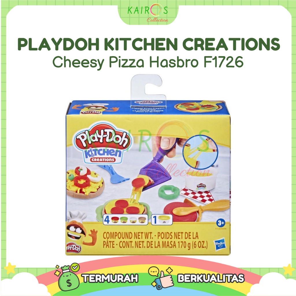 Play Doh Kitchen Creations Cheesy Pizza Hasbro F1726 Playdoh