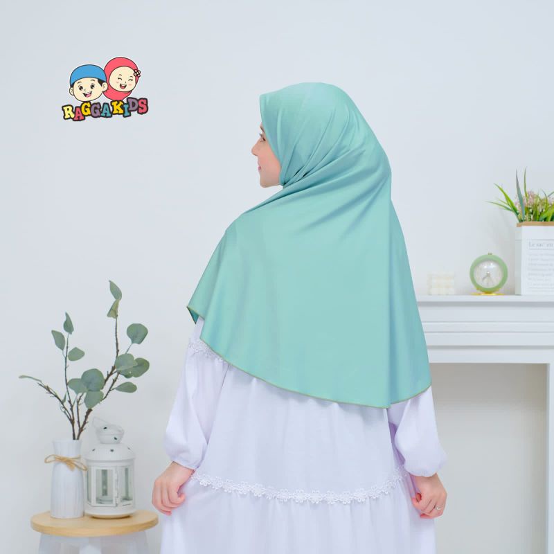 Jilbab Khimar Pashmina Instan Hijab Bergo Khimar Remaja Seragam Sekolah SMP SMA Dewasa Zaara Hijab Original Raggakids