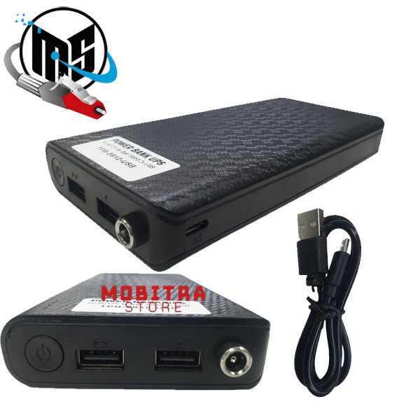 TPB-5912-USB Smart Portable Mini UPS DC USB 5V,9V,12V 6x Batt 18650