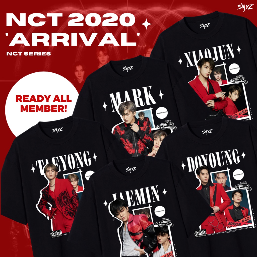[ READY ] Kaos NCT U 2020 'Arrival' ver - Taeyong | Jeno | Mark | Doyoung | Jungwoo | Jaemin | Xiaoj