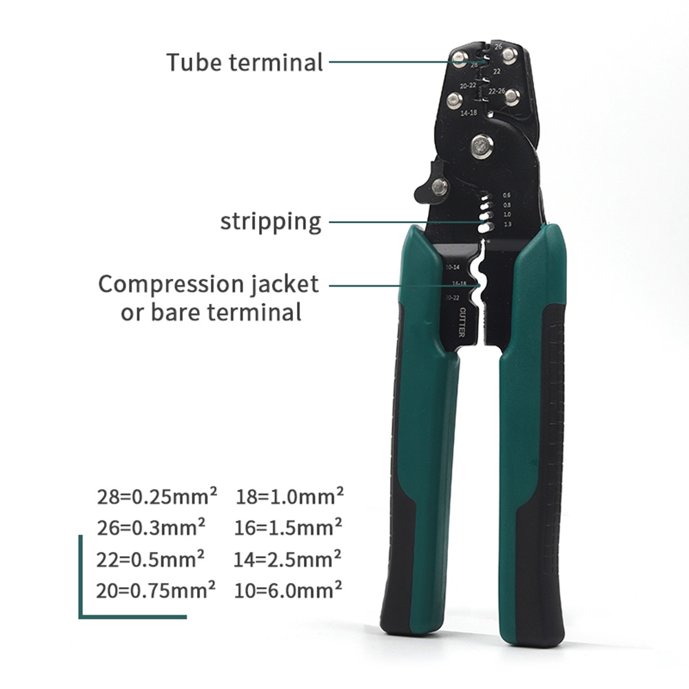 Set 320pcs Tang Crimp Skun Connector Kabel Terminal Multifungsi-SC6-26