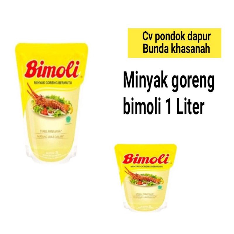 

minyak goreng bimoli 1 liter cv pondok dapur bunda khasanah