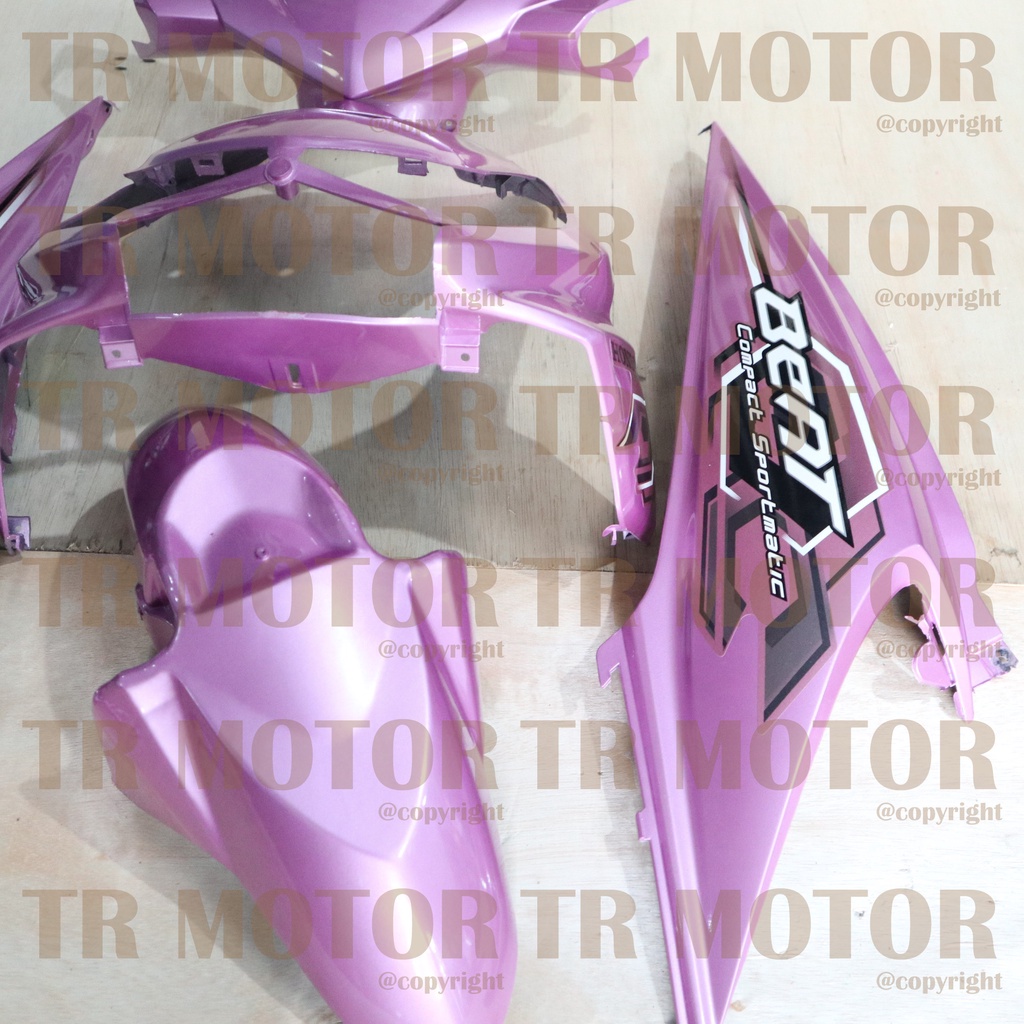 Cover Body Beat Karbu Lama 2008 Pink Full Set Halus Cover Body Full Halus Bodi Motor