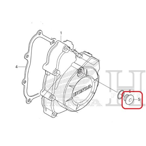 BAUT TUTUP MESIN MAGNET KECIL CAP 14MM REVO 110 FI SONIC SUPRA GTR CB CBR 150R 90084-K03-N30 ASLI ORIGINAL AHM HGP HONDA