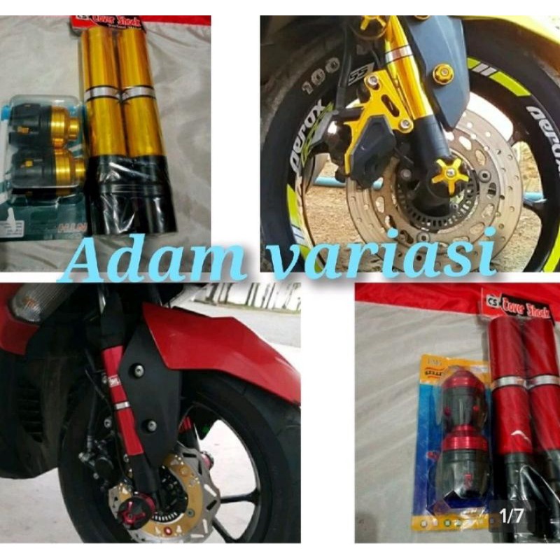 Cover Shock depan Yamaha AEROX plus jalu roda depan