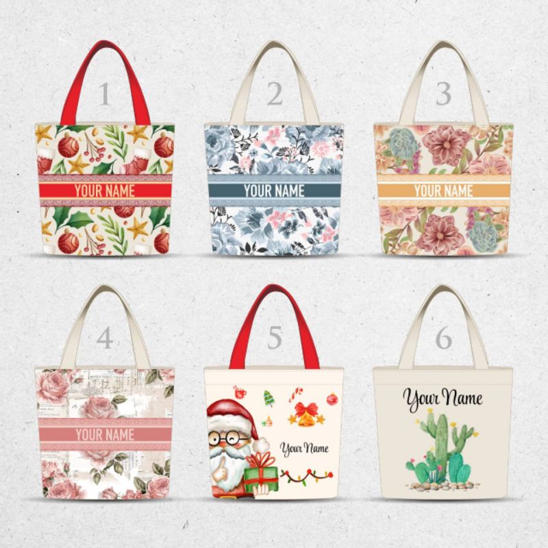 Tote bag/custom souvenir ulang tahun/manyue/aqiqah/wedding/custom satuan  chery Tote bag /Sierra Osc