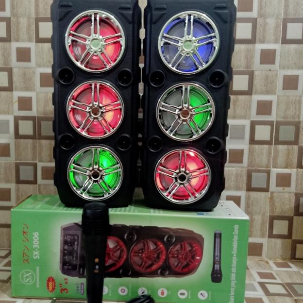 Speaker Bluetooth Terbaru SX 3006 free mic - Salon aktif 3006