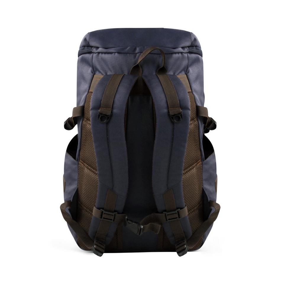 SOLANO NAVY ORIGINAL x ATVA Tas Ransel Casual Biru Dongker Pria Daily Backpack Kuliah Kampus Kerja Kantor Sekolah SMA SMK Remaja Dewasa Tas Punggung Laptop Ukuran Besar 14 Inch Bagpack Distro Tas Traveling Premium Outdoor Travel Bag Keren Terbaru Kekinian