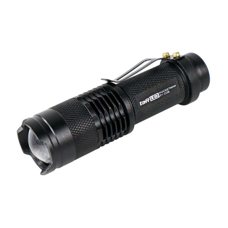 TaffLED Senter LED 3800 Lumens Waterproof Pocketman COB Zoomable - P1