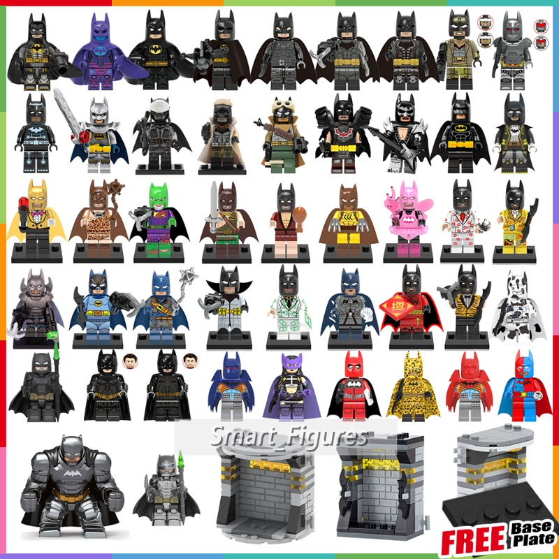 Mainan Balok Bangunan Mini Figure Batman Nightmare Batman Huntress Catman 50 Tipe Untuk Hadiah