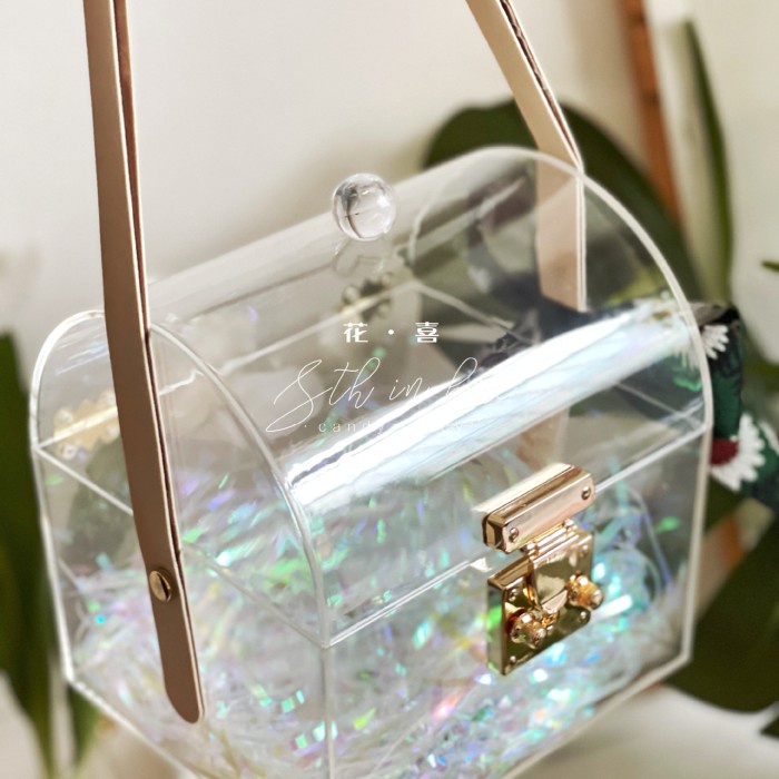 

^%^%^%^%] ACRYLIC HAMPERS BOX / LUXURY BOX STORAGE / HAMPER NATAL