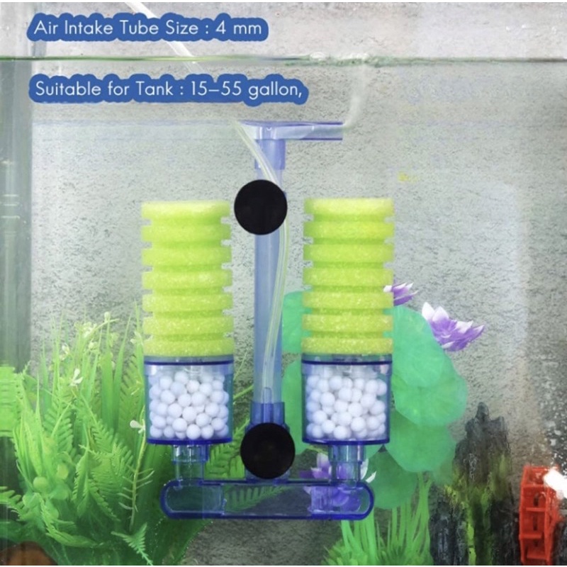 AQUARIUM BIOLOGICAL SPONGE FILTER XINYOU CY 2882 BIO FOAM MEDIA FILTER BIO FOAM AQUARIUM AQUASCAPE