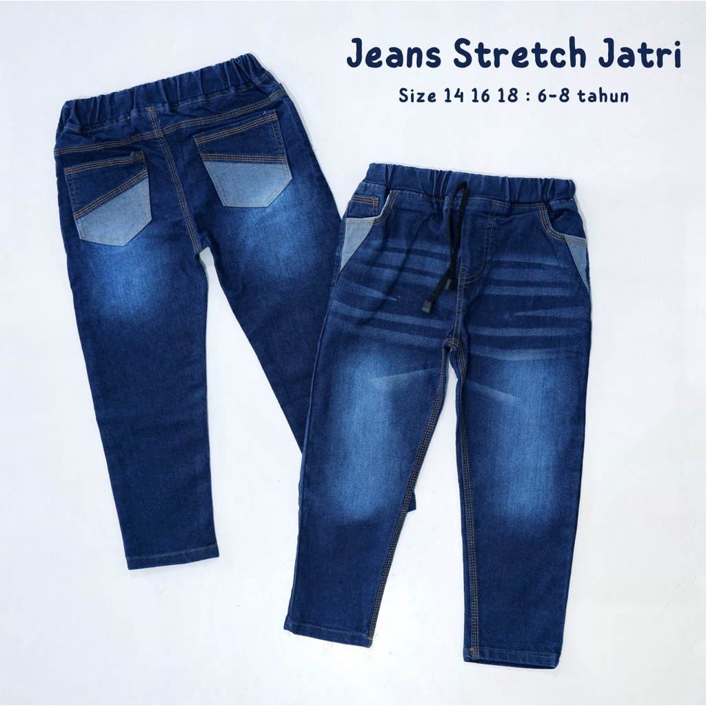 Celana Jeans Anak Jins Stretch Laki Laki 6 7 8 Tahun