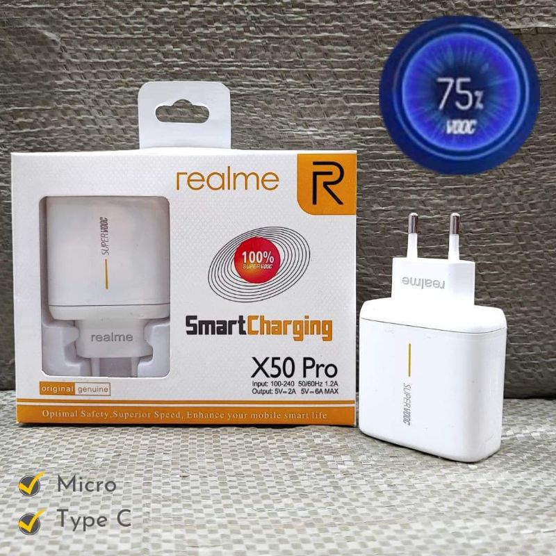 CHARGER REALME 65W ORIGINAL SUPER VOOC