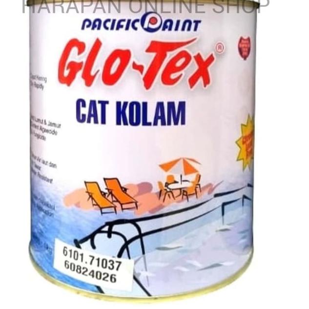 CAT KOLAM GLOTEX 1 KG KOLAM RENANG / KOLAM IKAN / BAK AIR