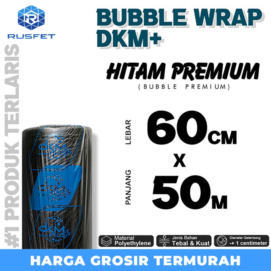 

Bubble Wrap 60cm x 50meter HITAM PREMIUM Bubblewrap TERMURAH / ROLL