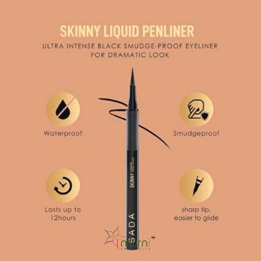 SADA SKINNY LIQUID PENLINER BLACK