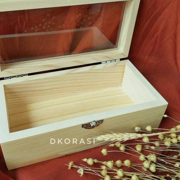 

KOTAK MAHAR UANG KAYU JATI BELANDA WOODEN BOX 20X10 - Ttp Akrilik