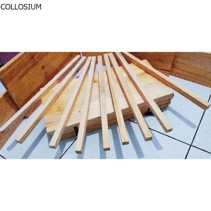 

Kayu Jatibelanda stick kayu reng kayu jati belanda 2x2x100 cm - 100x2x2 cm Bisa Custom Ukuran Sesaui Kebutuhan