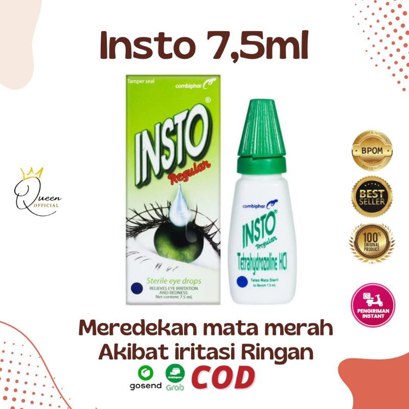 Insto 7,5ml -Obat Tetes mata - meredakan mata merah akibat iritasi