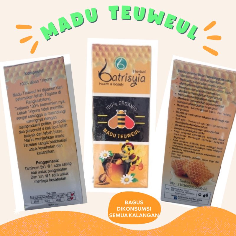 

Madu Teuweul (100% Madu Lebah Trigona)
