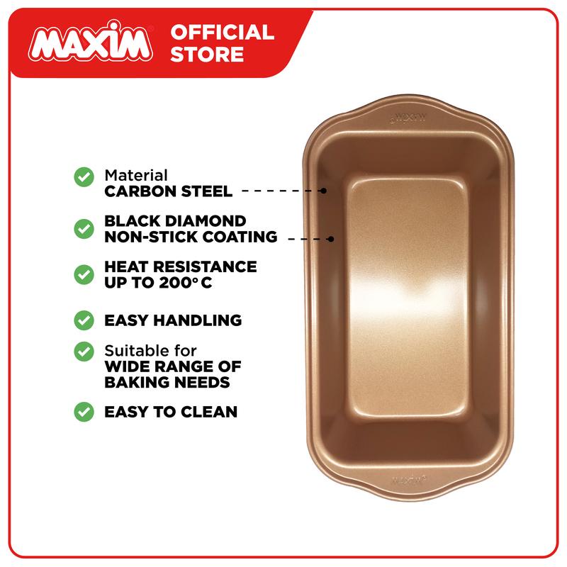 Maxim New Bakeware 29cm Loaf Pan Loyang Kue With Handle