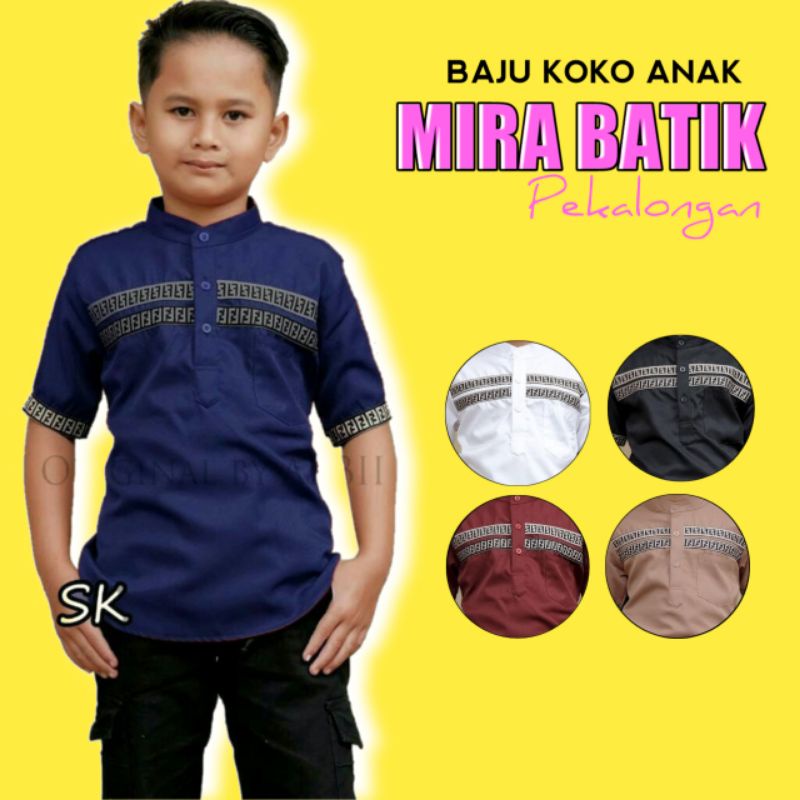 Baju Koko anak kurta ff toyobo terbaru Mira batik