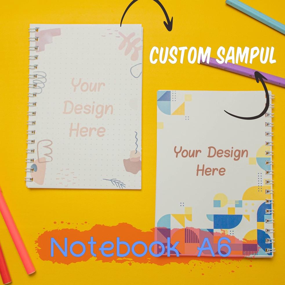 

COD Notebook / Buku Catatan Soft Cover Custom A6 32 Lembar ㅗ