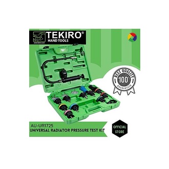 TEKIRO AU-UR1725 UNIVERSAL RADIATOR PRESSURE TEST KIT 18 PCS