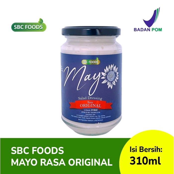 

READY SBC MAYO Mayonaise Eggless Creamy Rasa original 310 mL