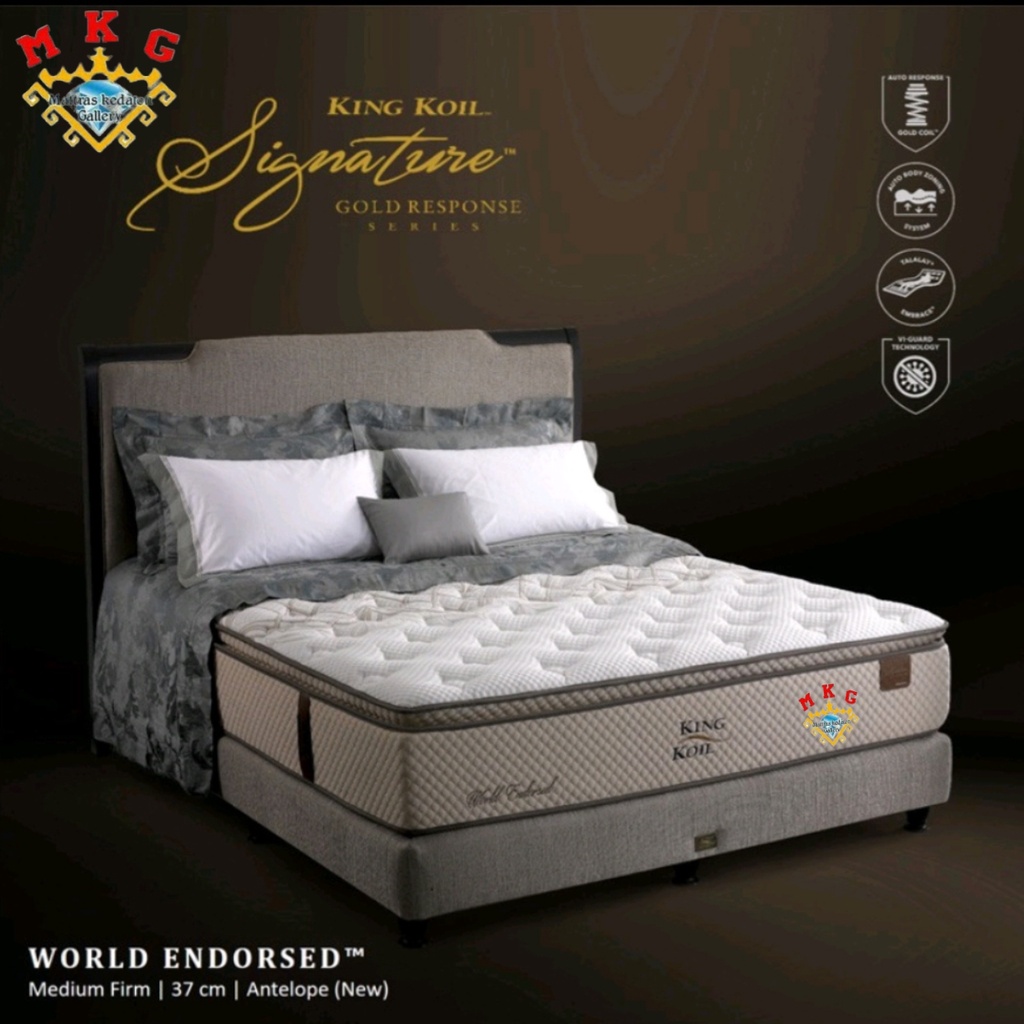 King Koil Kasur Springbed World Endorsed - PROMO FREE Divan Sandaran