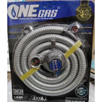 REGULATOR ONE GAS+SELANG - PREMIUM QUALITY - ORIGINAL