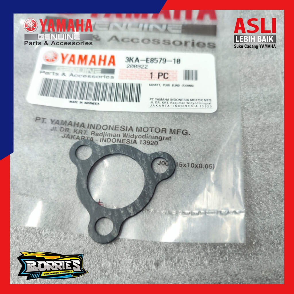 PAKING GASKET PLASTIK TUTUP NETRAL RX KING ASLI ORIGINAL YAMAHA YGP 3KA-E8579-10