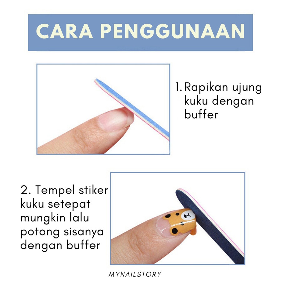 [ASS] STIKER KUKU NAILS ART WATERPROOFT