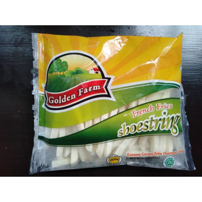 

GOLDEN FARM French Fries 200gr kentang beku