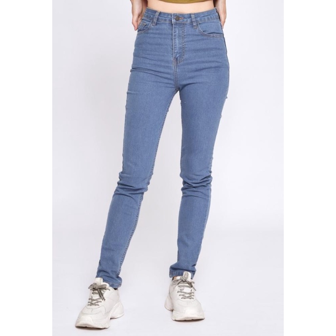 Colorbox Super High Waist Skinny Jeans I-LPDKEY122H048 LT. BLUE